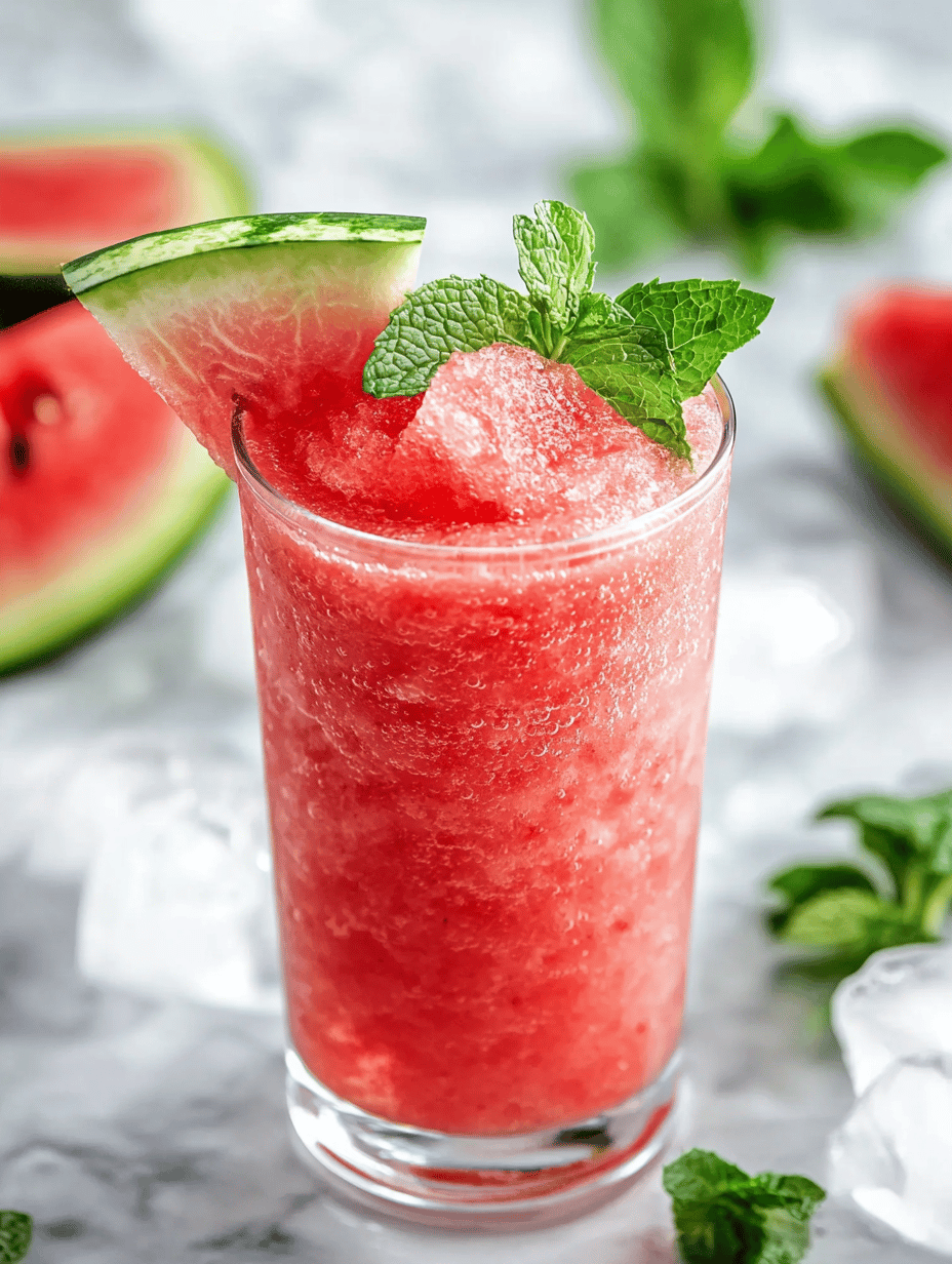 Beyond the Basics: The Art of Crafting a Watermelon Slushie That Turns Heads