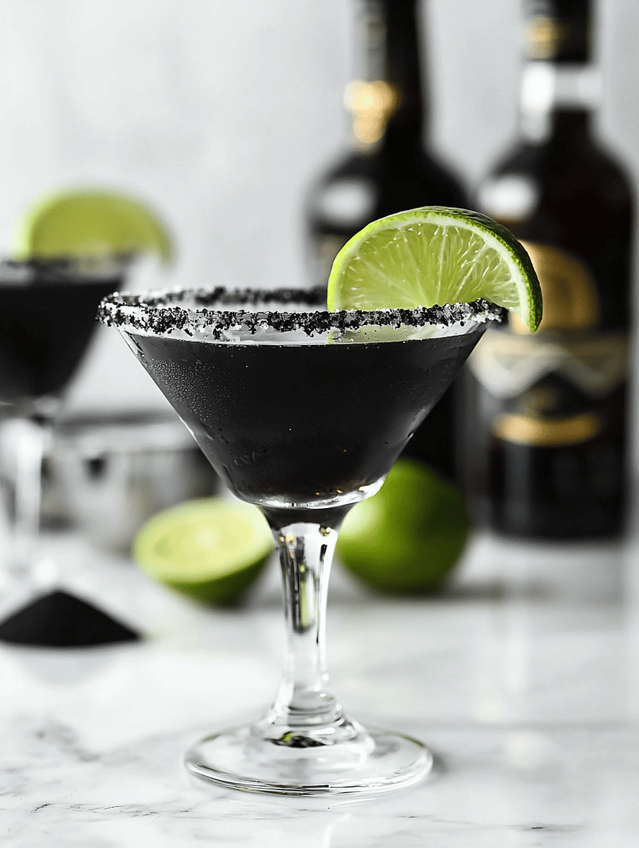Enchanted Midnight: The Halloween Black Magic Margarita