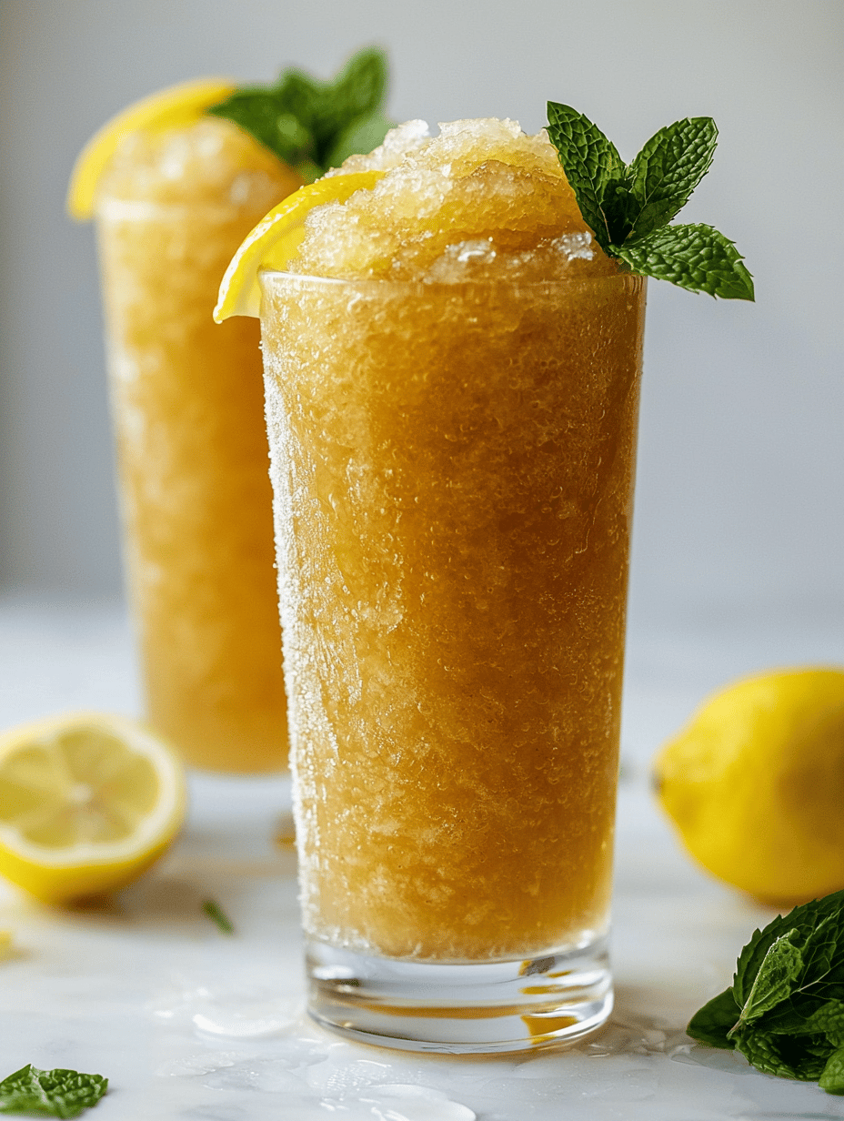 Chill Out with a Refreshing Iced Tea Slushie: The Joy of Frozen Tea Moments