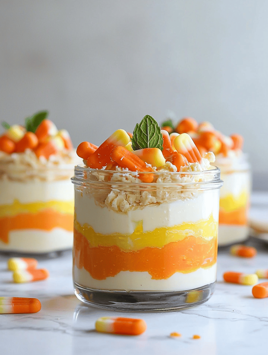 Spooky Sweetness: Halloween Candy Corn Parfaits to Charm Every Gourd