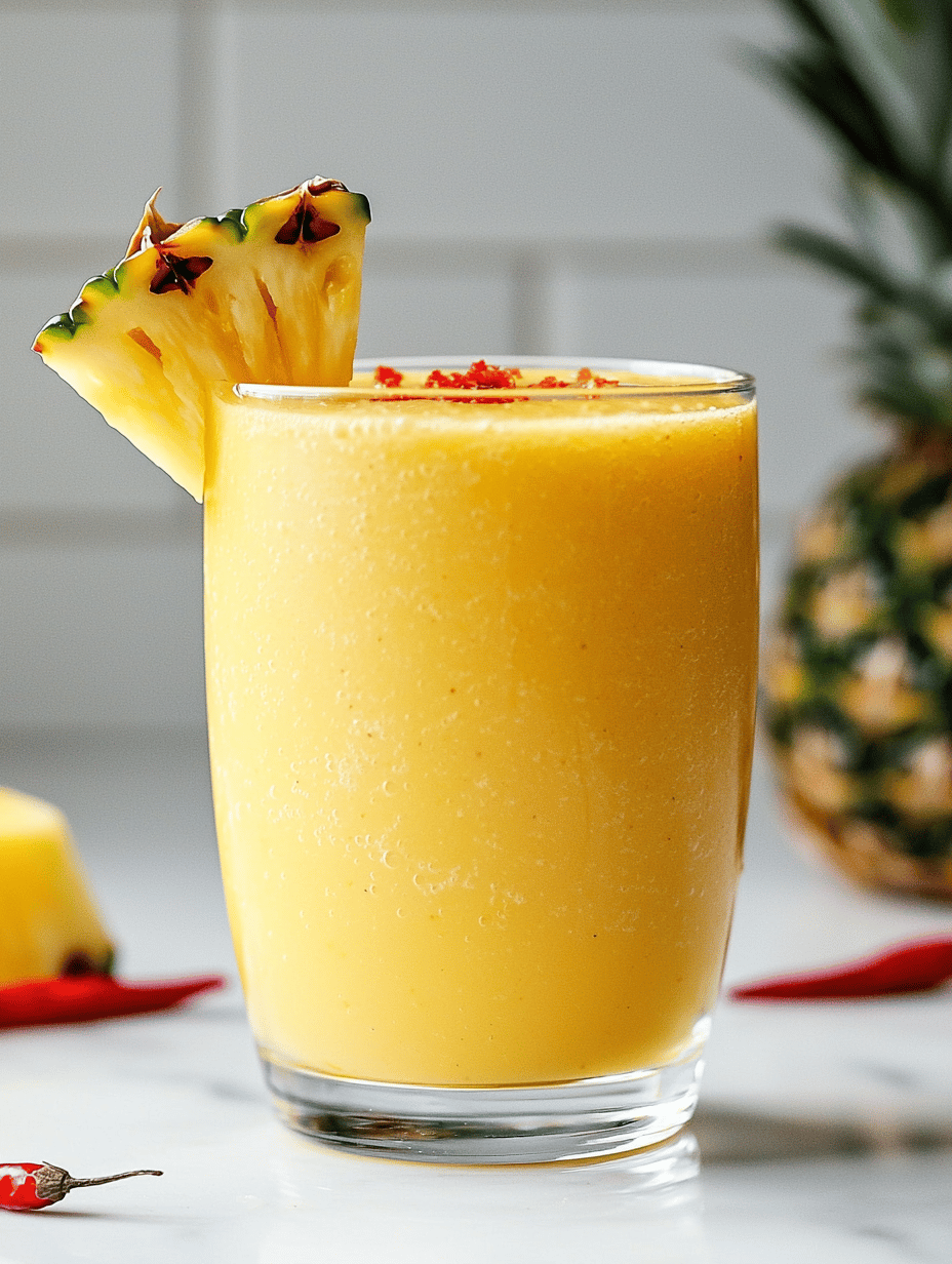 Tropical Twist: The Unusual Magic of Pineapple Slushie