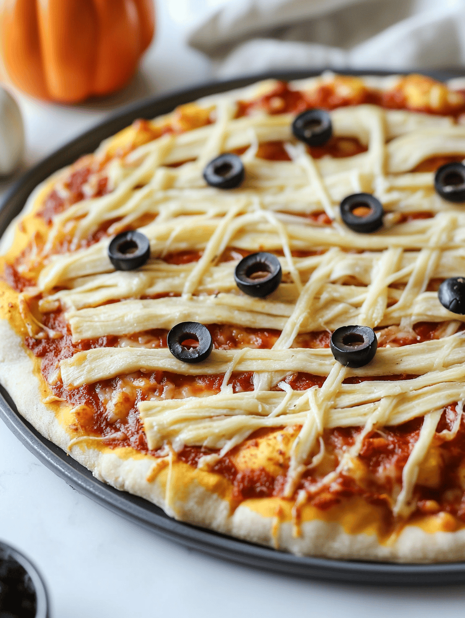 Spooky Fun! Perfectly Creepy Halloween Mummy Pizza