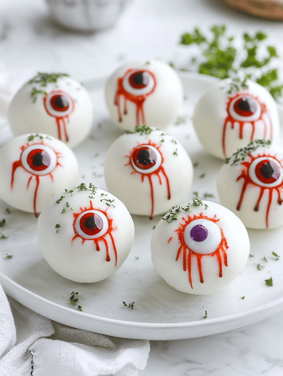 Spooky Delight: Halloween Monster Eyeball Cake Pops