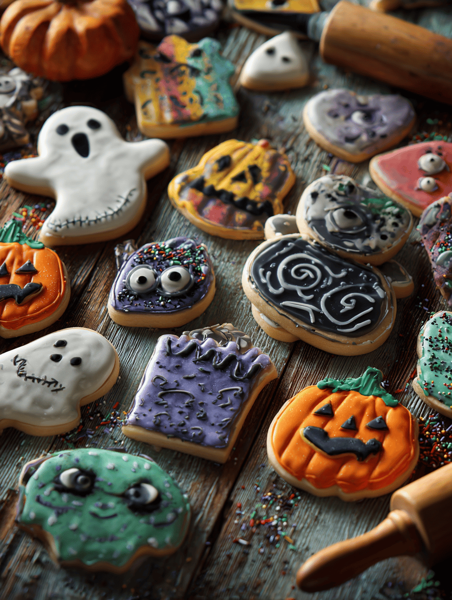 Unconventional Charm: Halloween Sugar Cookies with a Twist