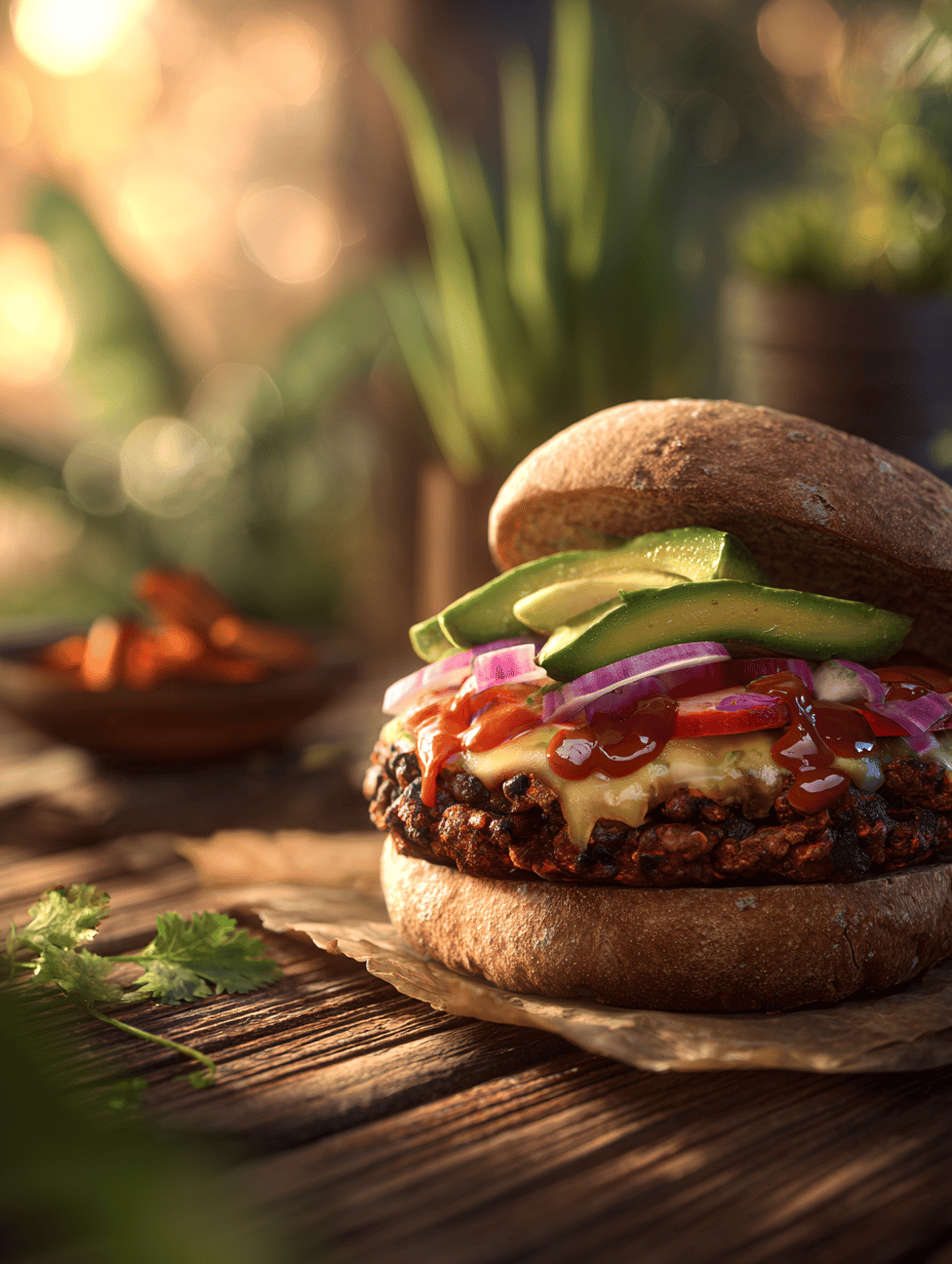 Black Bean Burgers: A Savory Twist on a Classic Comfort Food