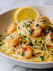 Shrimp Butter Sauce Pasta Recipe